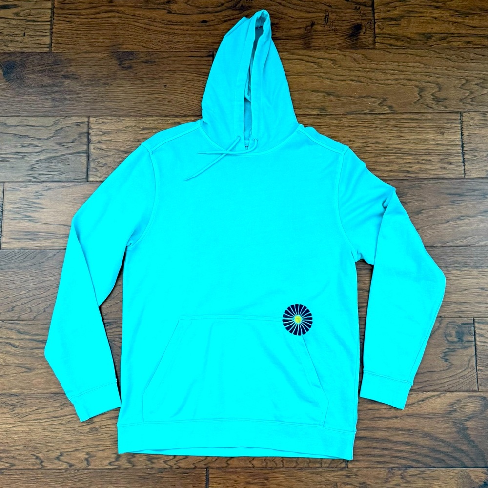 Hurley Men's Size Large Naturals Lightweight Terry Pullover Hoodie Harbor Green